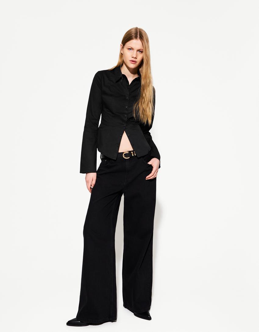 BLOUSE À MANCHES LARGES