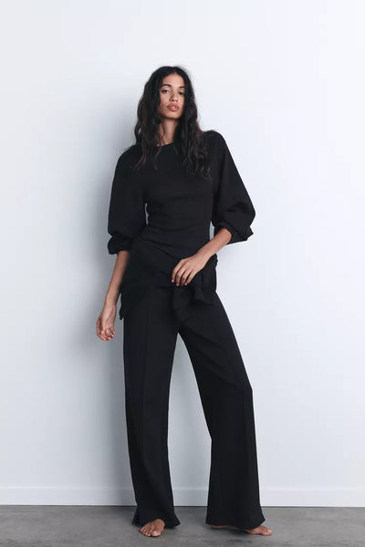 Sweat-shirt interlock ajusté