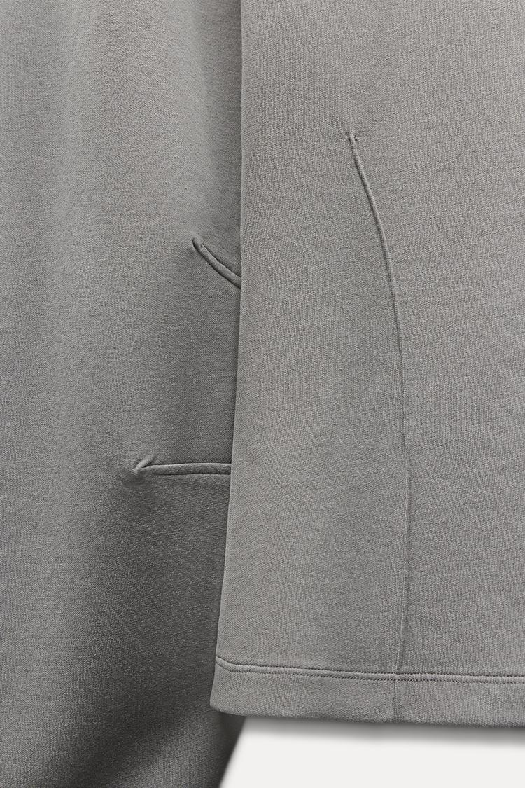 Sweat-shirt interlock ajusté