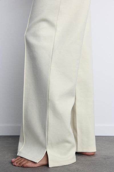 Pantalon interlock ajusté