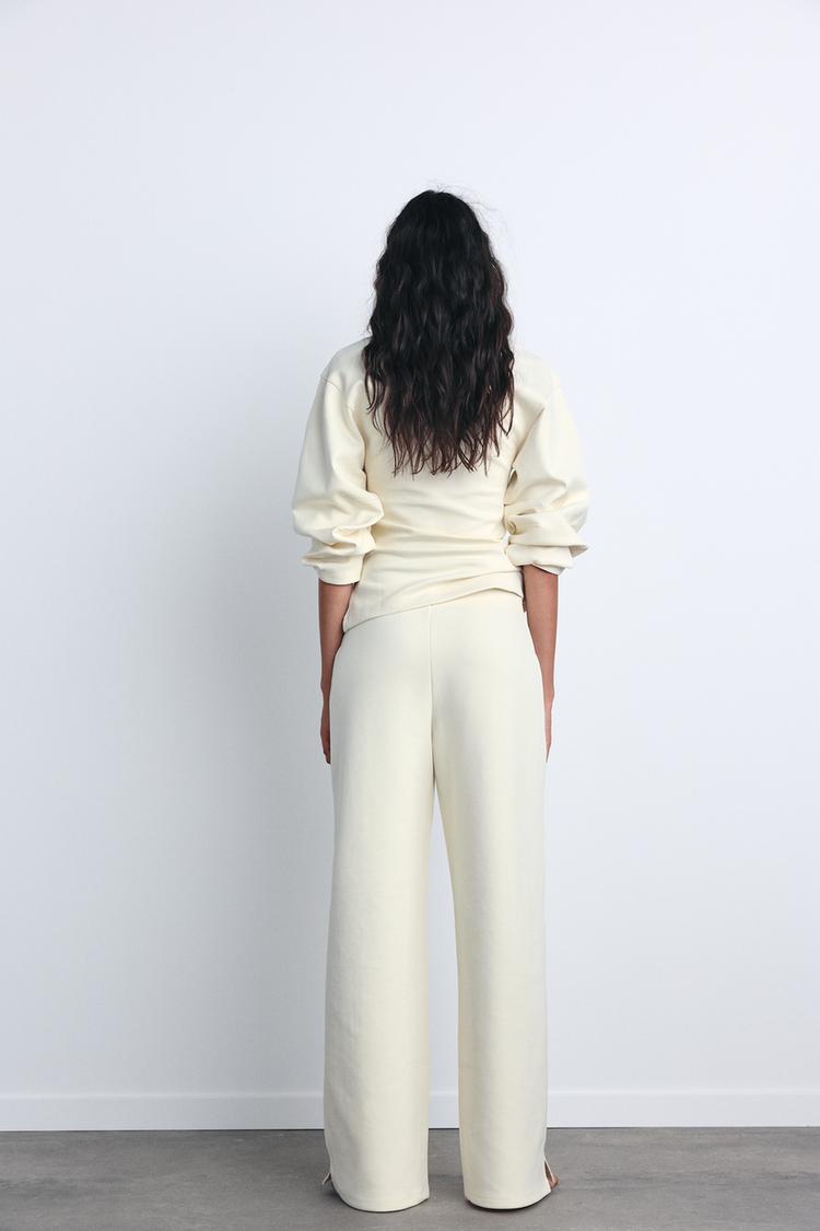 Pantalon interlock ajusté