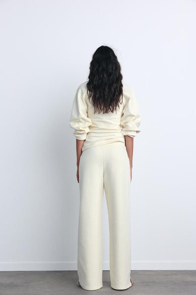Pantalon interlock ajusté