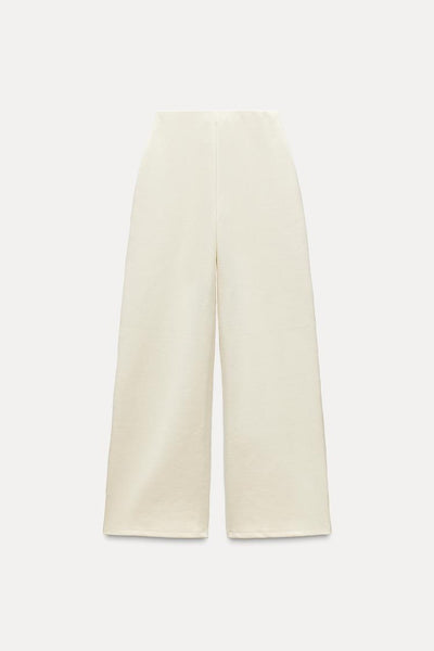 Pantalon interlock ajusté