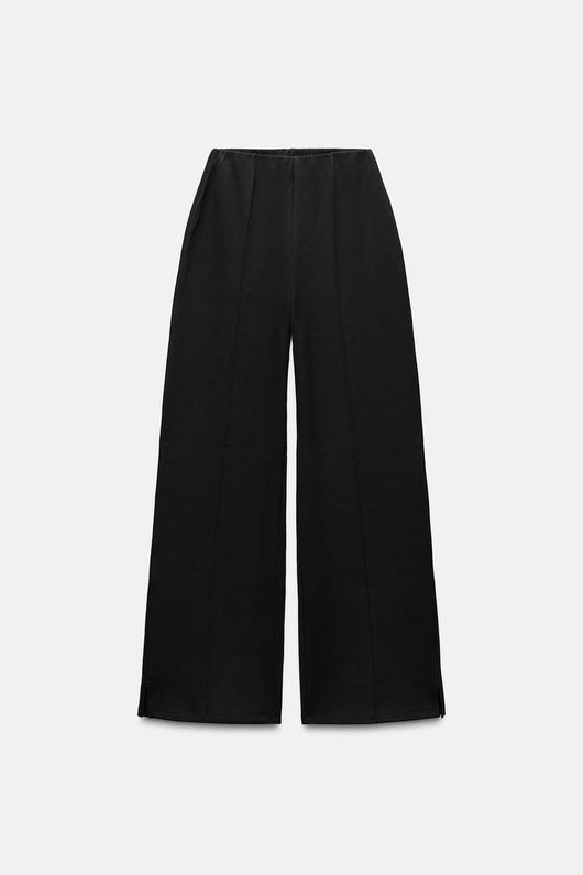 Pantalon interlock ajusté