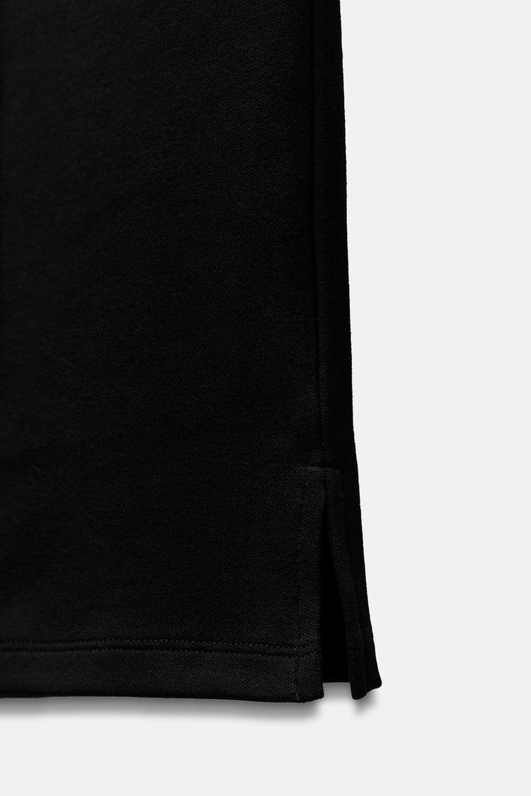 Pantalon interlock ajusté