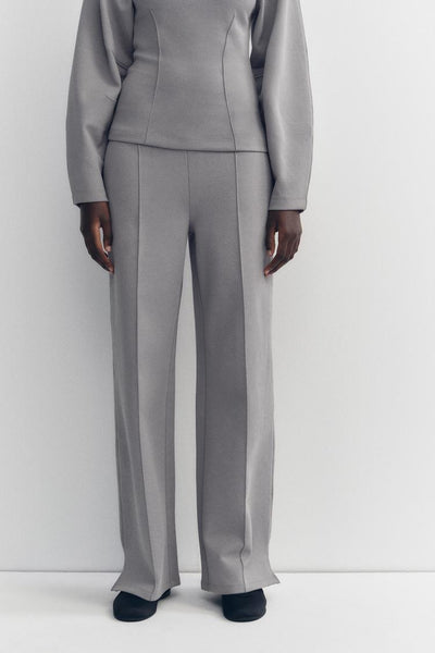Pantalon interlock ajusté