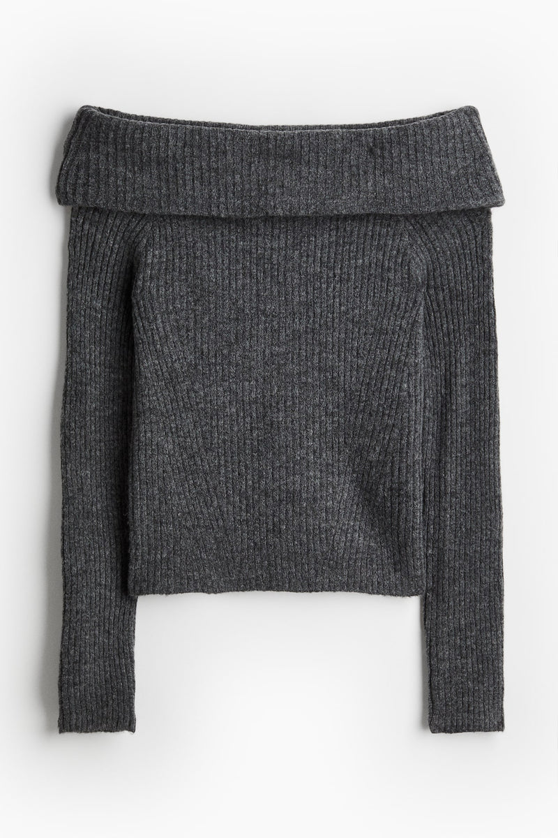 Pull épaules dénudées