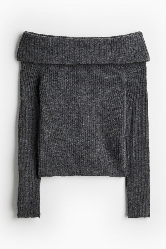 Pull épaules dénudées