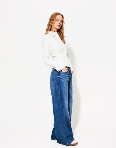 BLOUSE À MANCHES LARGES
