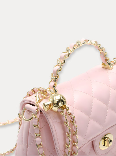 Mini sac matelassé à chaîne