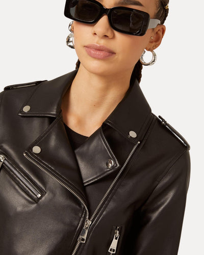 Veste en cuir