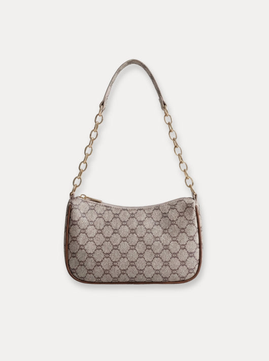 Sac baguette à poignée en chaîne