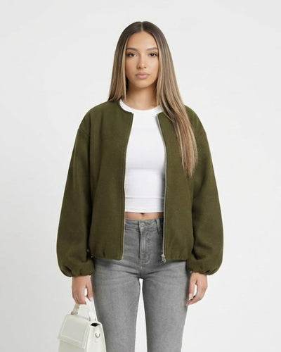 Veste zippée à bulles
