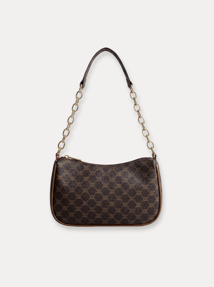 Sac baguette à poignée en chaîne