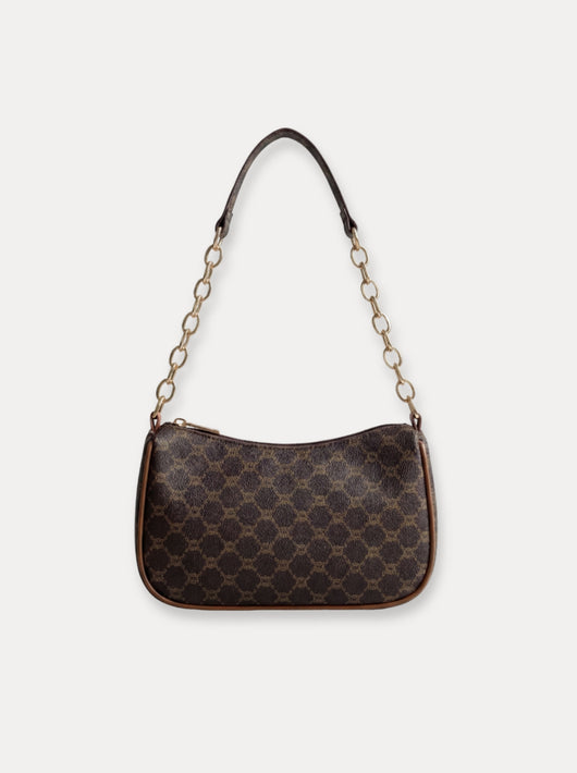 Sac baguette à poignée en chaîne