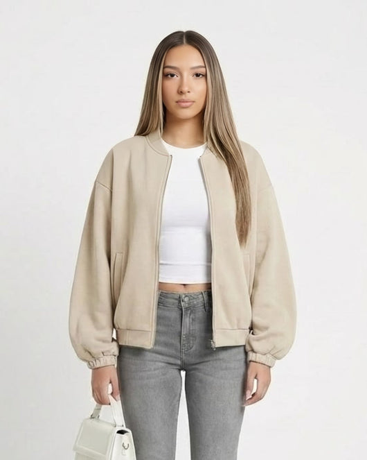 Veste zippée à bulles