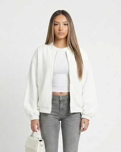 Veste zippée à bulles