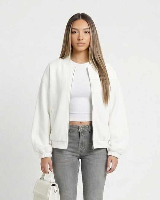 Veste zippée à bulles