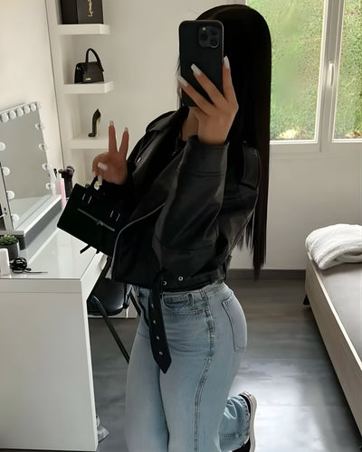 Veste en cuir