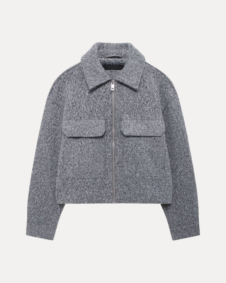 Veste courte en laine
