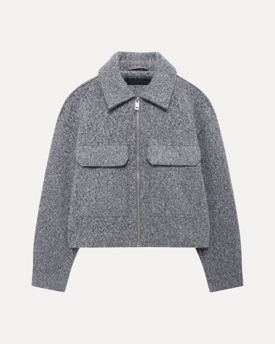 Veste courte en laine