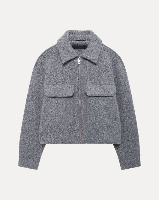 Veste courte en laine