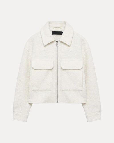 Veste courte en laine