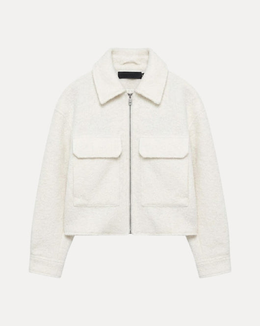 Veste courte en laine