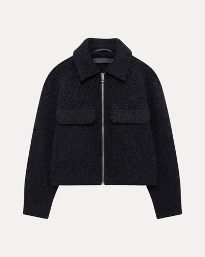 Veste courte en laine