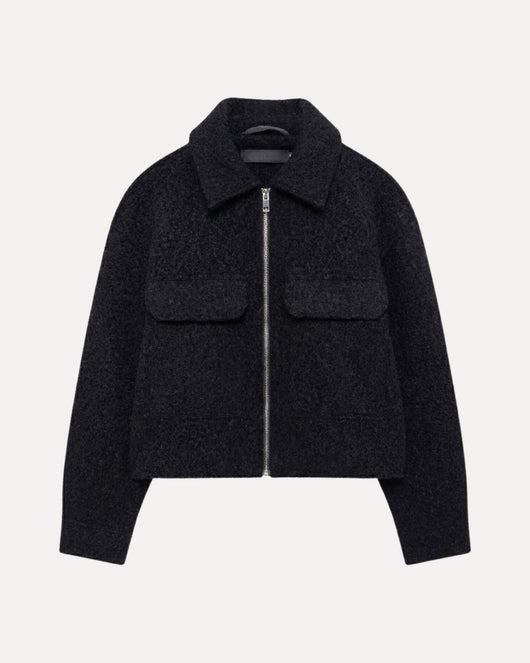 Veste courte en laine