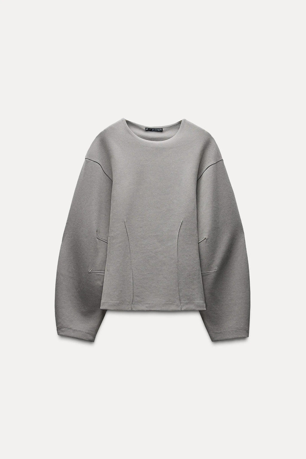 Sweat-shirt interlock ajusté