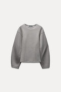 Sweat-shirt interlock ajusté
