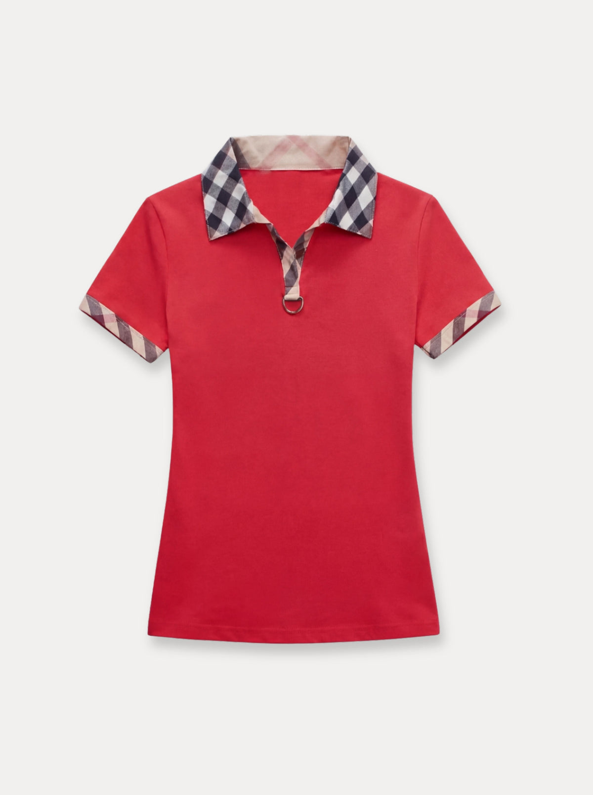 Polo à carreaux