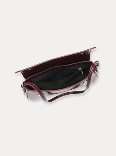 Sac à bandoulière fin à rabat