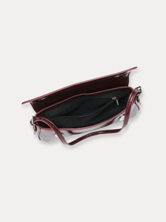 Sac à bandoulière fin à rabat