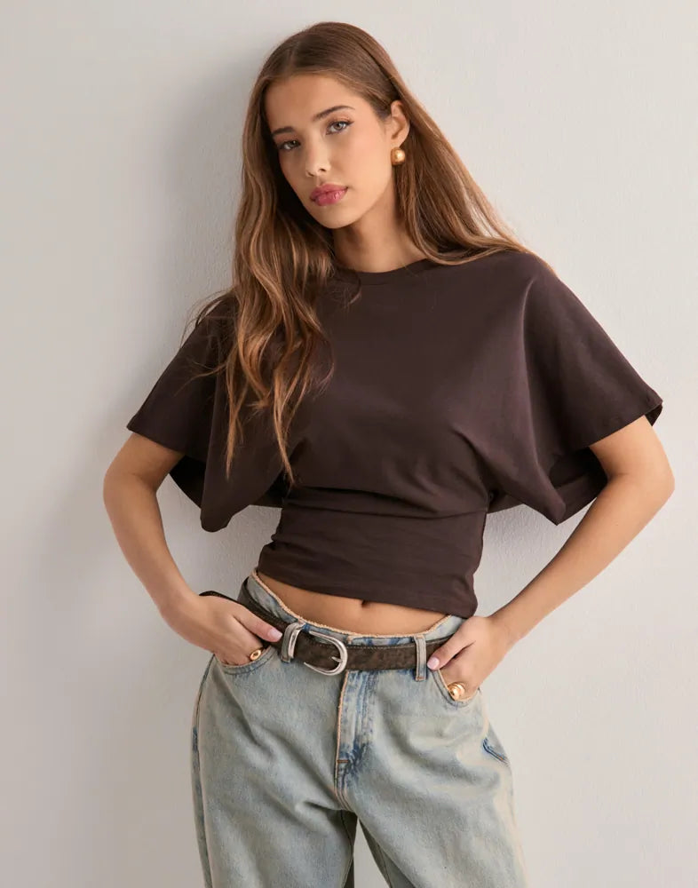 T-SHIRT À MANCHES LARGES
