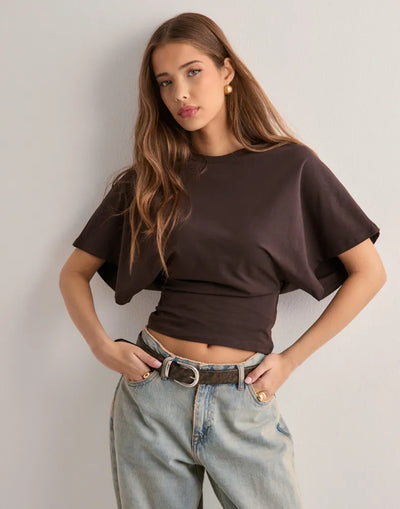 T-SHIRT À MANCHES LARGES