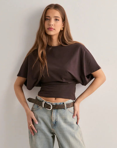 T-SHIRT À MANCHES LARGES