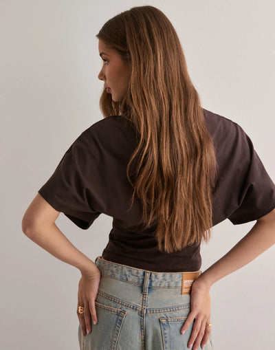 T-SHIRT À MANCHES LARGES