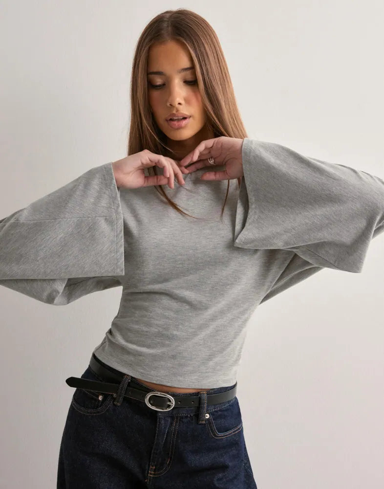T-SHIRT À MANCHES LARGES