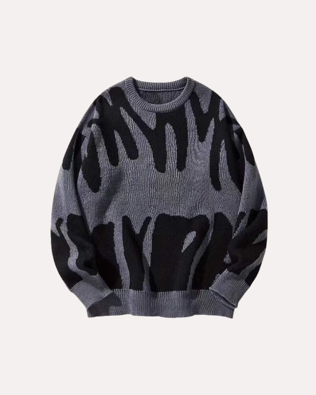 Pull en maille à motif
