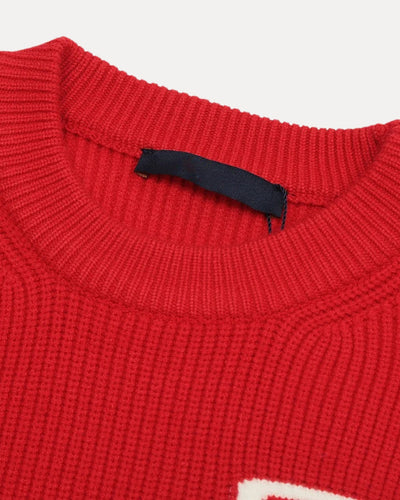 PULL EN MAILLE DÉTAILLÉ