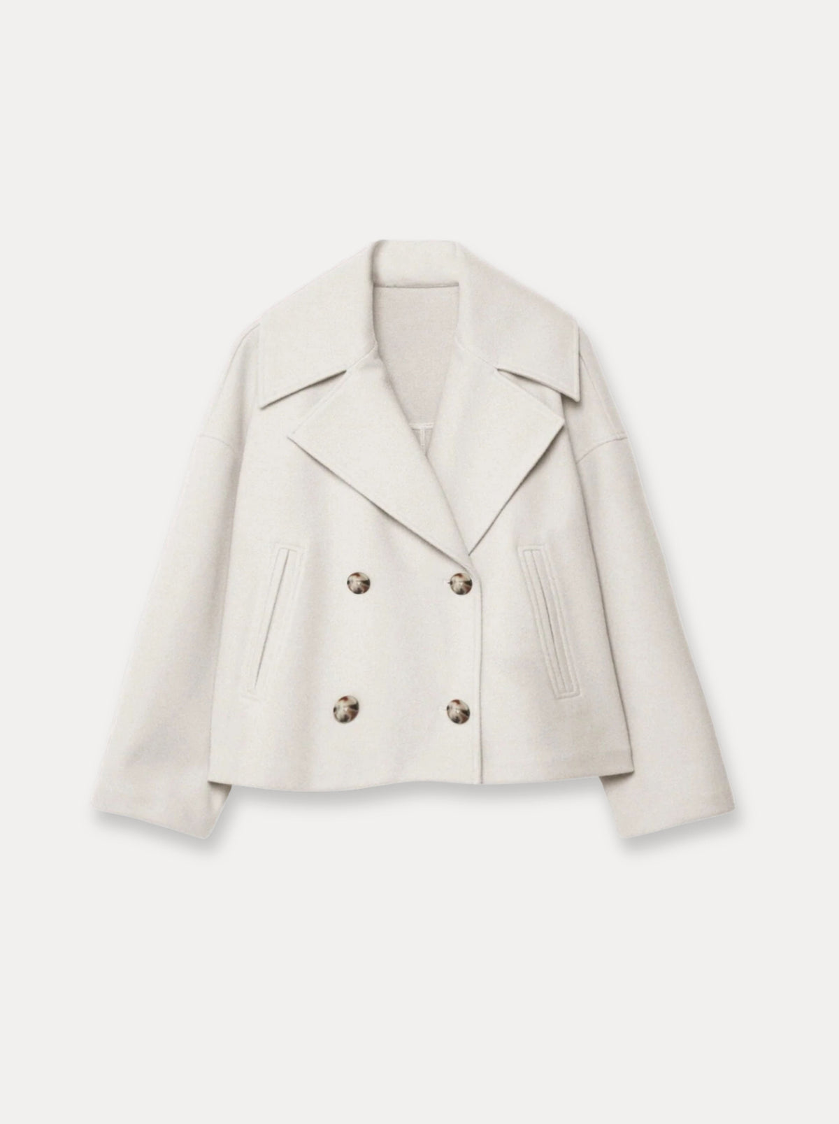 Manteau court en laine Heritage