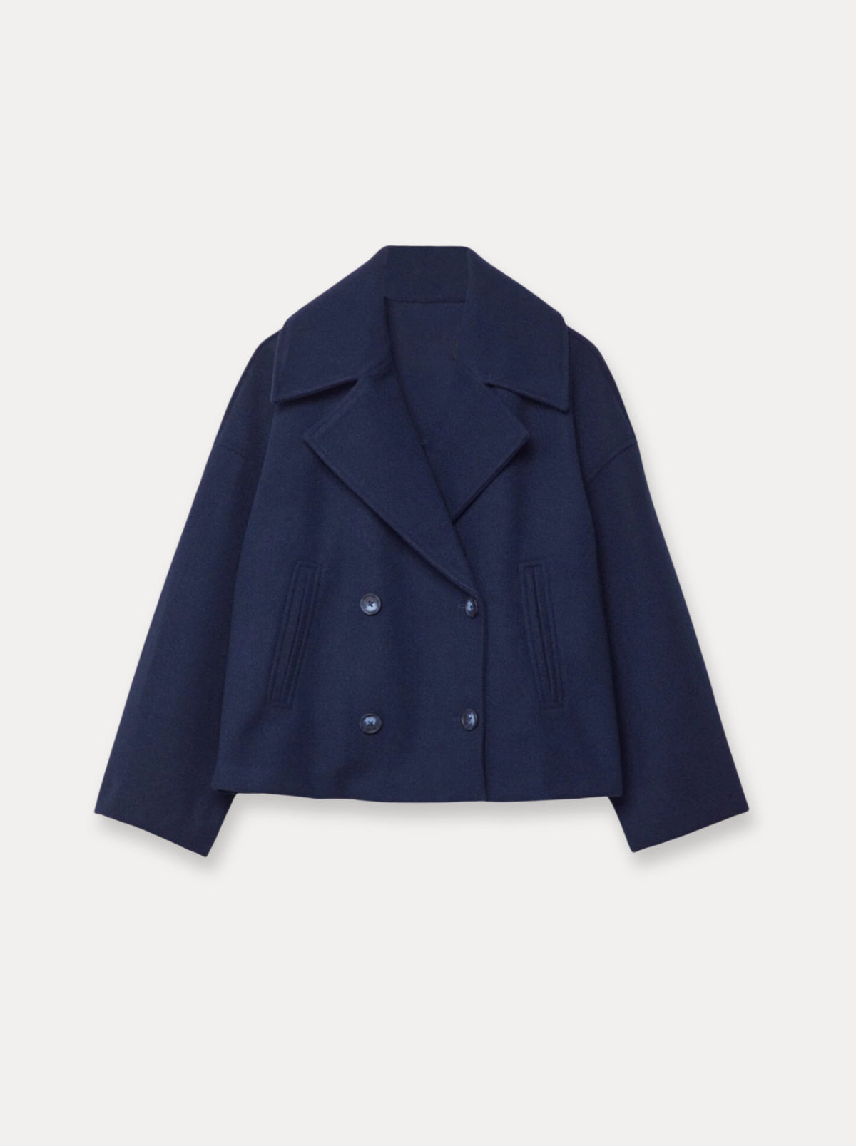 Manteau court en laine Heritage