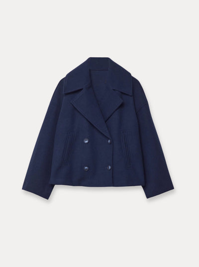 Manteau court en laine Heritage