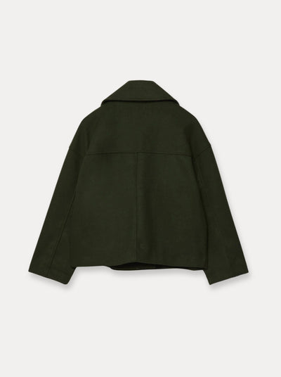 Manteau court en laine Heritage