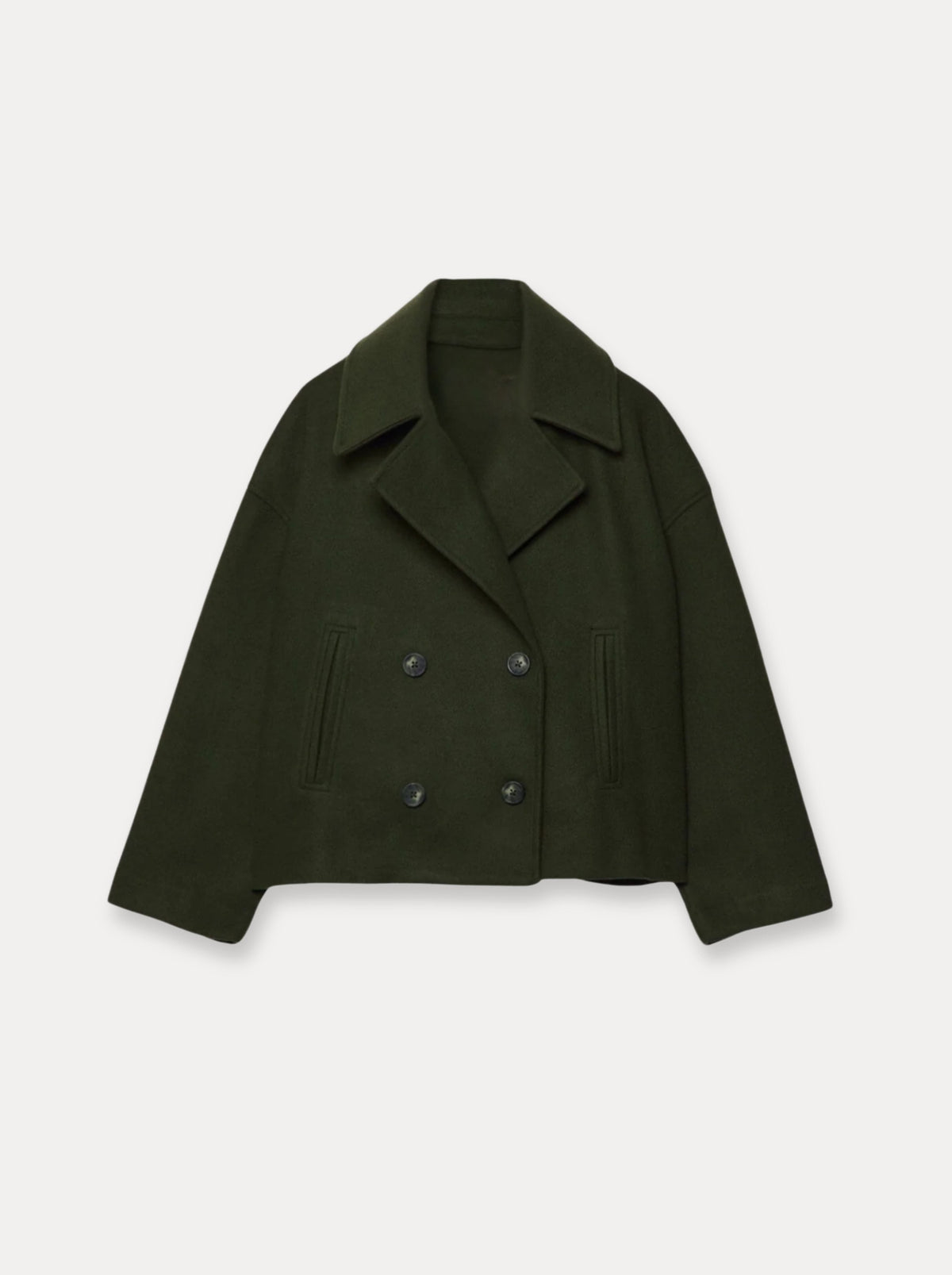 Manteau court en laine Heritage