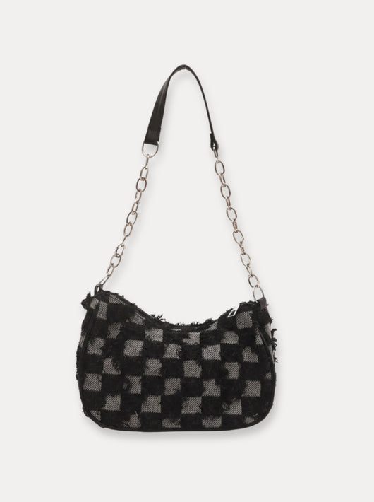 Mini sac à bandoulière texturé