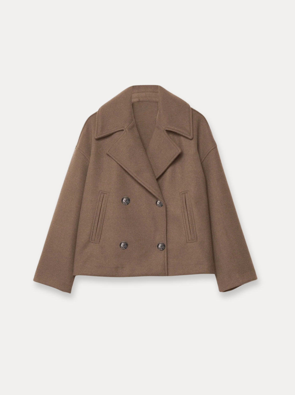 Manteau court en laine Heritage