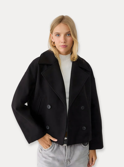 Manteau court en laine Heritage